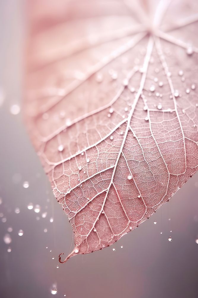 Rosy Leaf art print by Treechild for $57.95 CAD