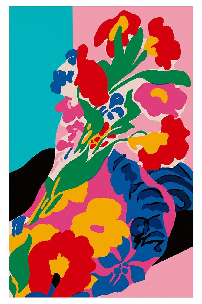 Market Flowers art print by Treechild for $57.95 CAD