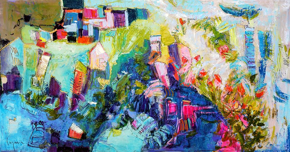 Settling Into The Village art print by Dorothy Fagan for $57.95 CAD