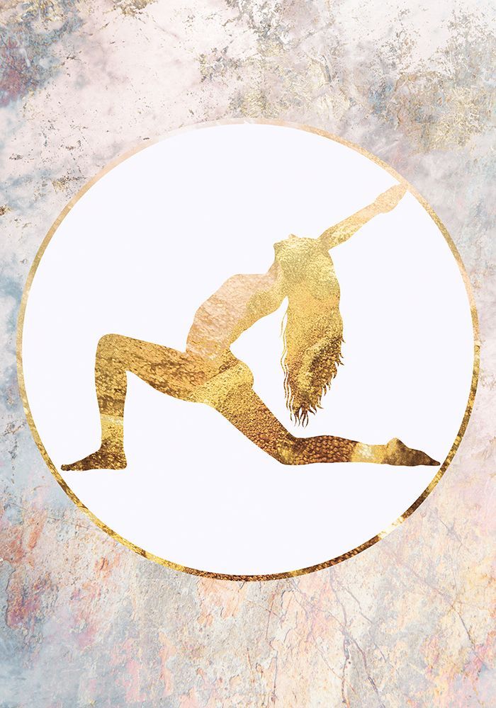 Yoga gold 3 art print by Sarah Manovski for $57.95 CAD
