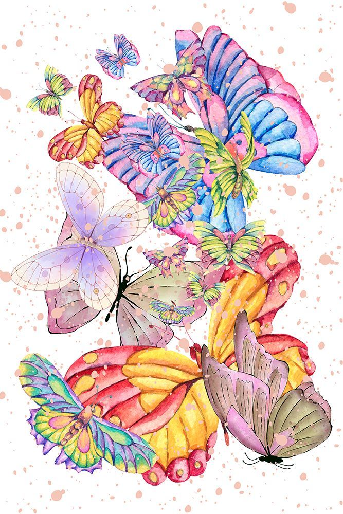 The joy of butterflies art print by Hussein Abdel Aal for $57.95 CAD