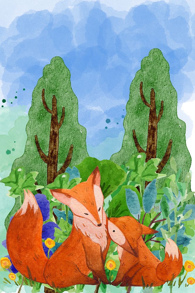 red fox art print by Hussein Abdel Aal for $57.95 CAD