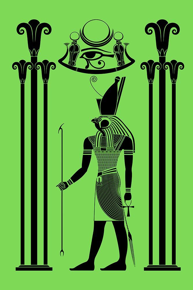 The god Horus art print by Hussein Abdel Aal for $57.95 CAD