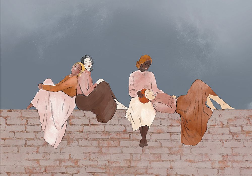 Peace on the barricade art print by Christina Palm for $57.95 CAD