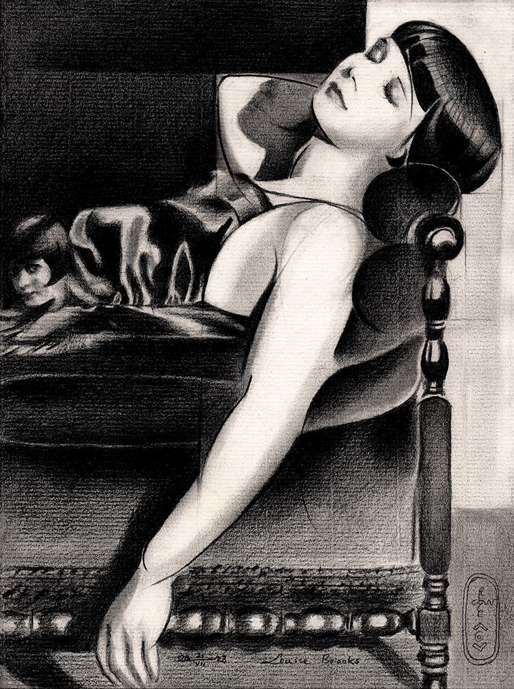 Louise Brooks - 21-07-23 art print by Corne Akkers for $57.95 CAD