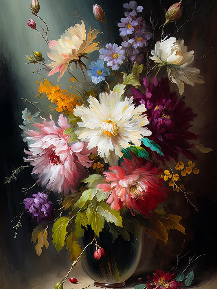 Flowers 4 art print by Bilge Paksoylu for $57.95 CAD
