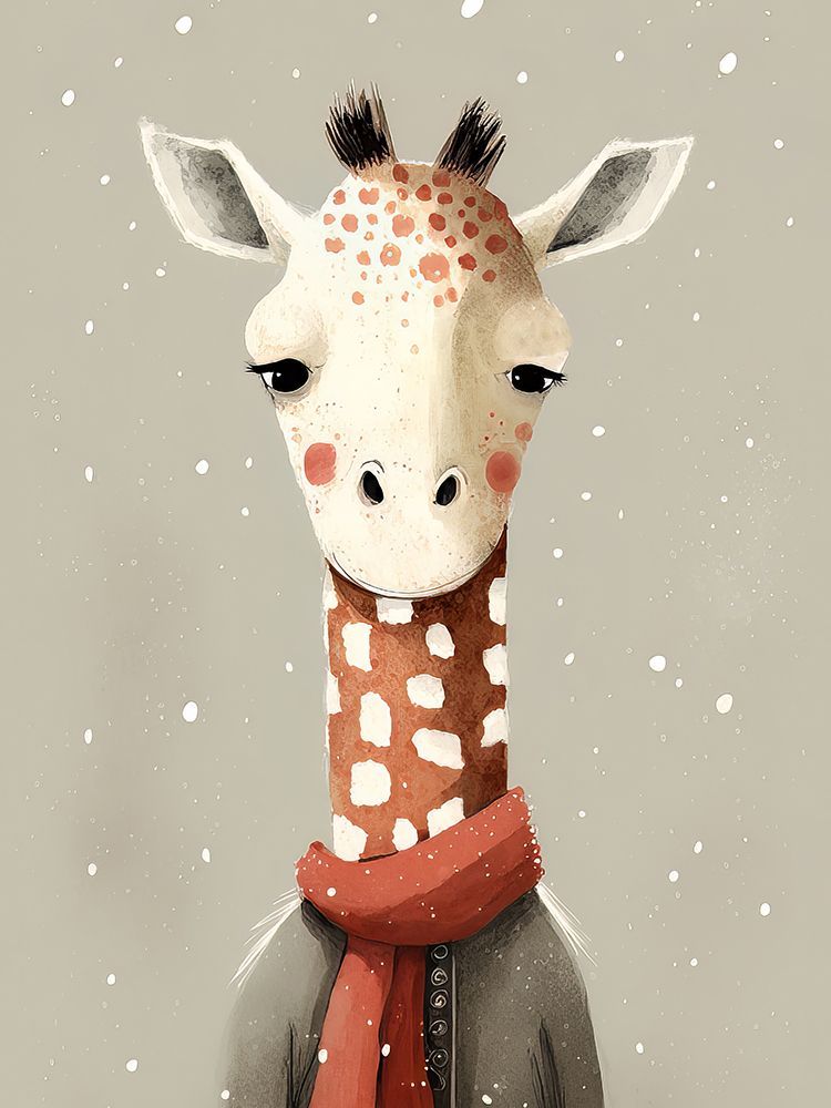 Giraffe 1 art print by Bilge Paksoylu for $57.95 CAD