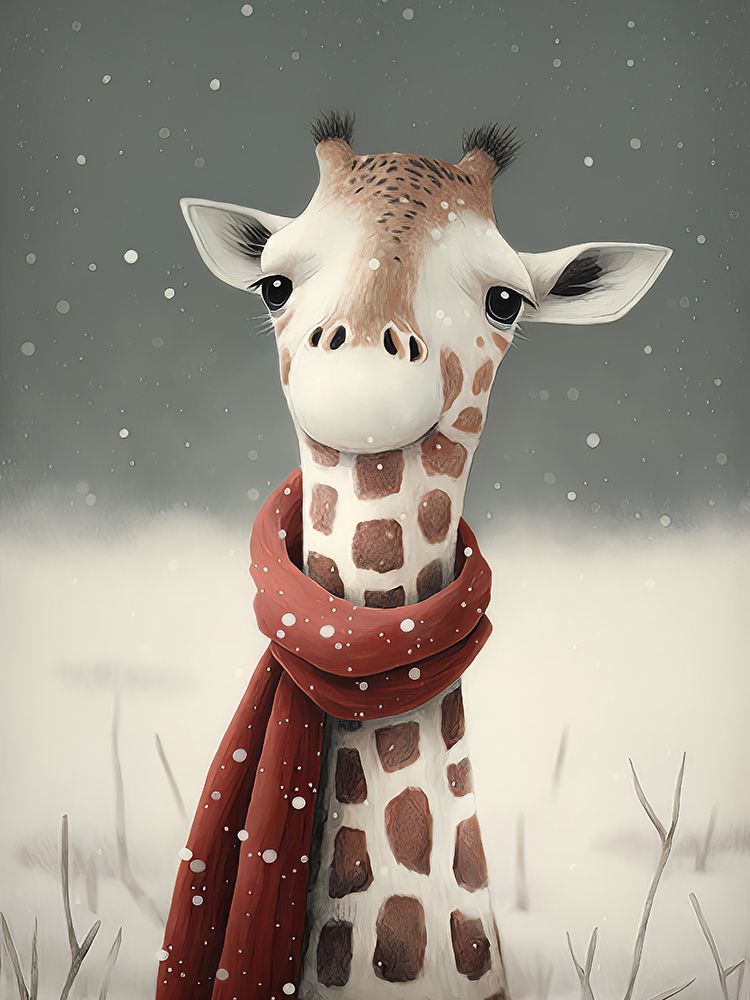 Giraffe 2 art print by Bilge Paksoylu for $57.95 CAD