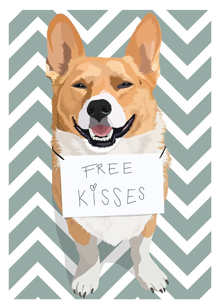 Free Kisses art print by Kammille Bruun for $57.95 CAD