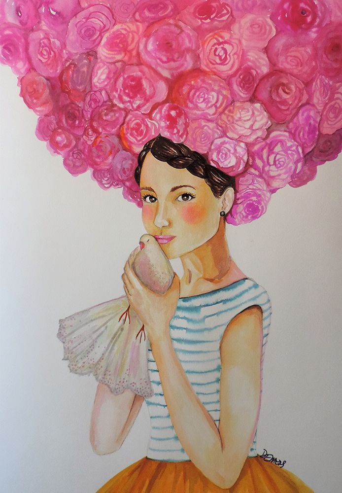Audrey art print by Sylvie Demers for $57.95 CAD