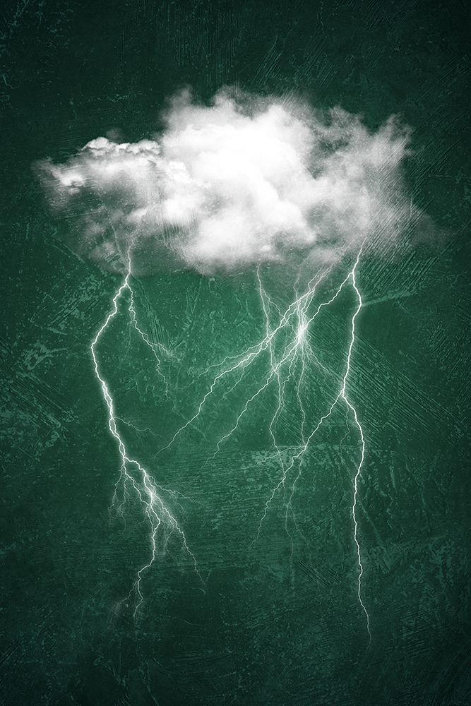 Emerald Night Thunderstorm art print by Ema Paraschiv for $57.95 CAD