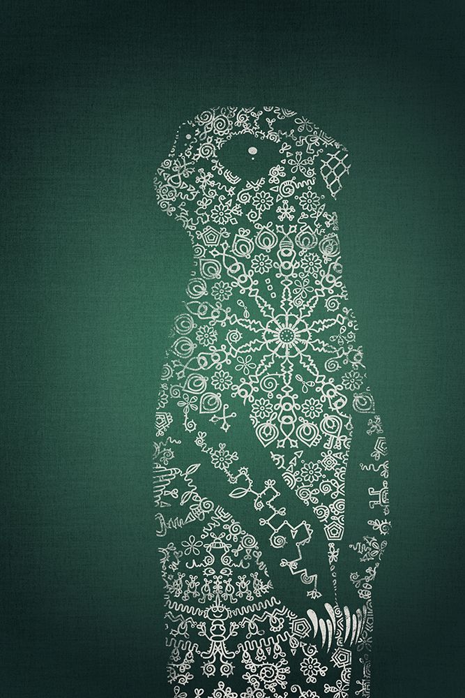 The Emerald Meerkat art print by Ema Paraschiv for $57.95 CAD