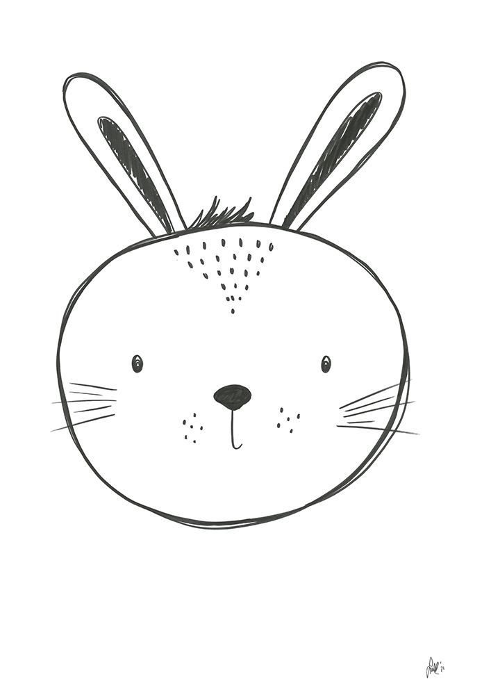 Bunny art print by Lor Muller for $57.95 CAD