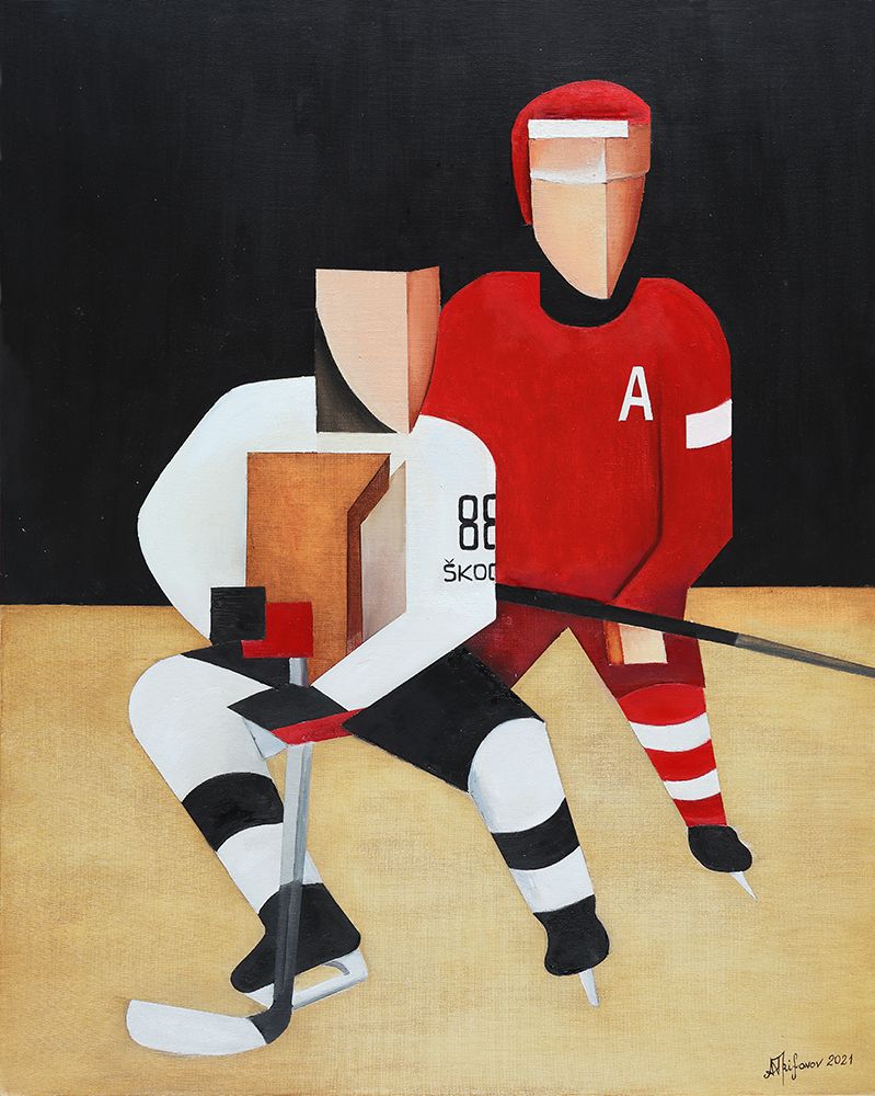 Hockey Players art print by Alexander Trifonov for $57.95 CAD