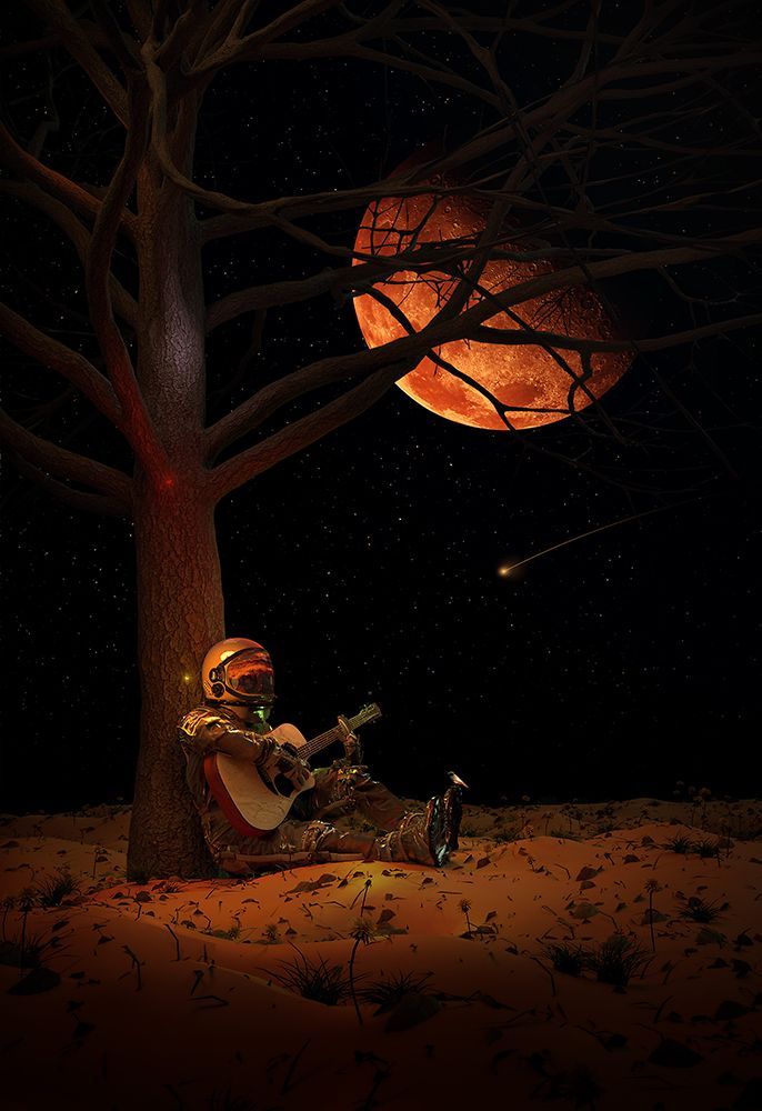 Moonlight Jam art print by Francis Minoza for $57.95 CAD