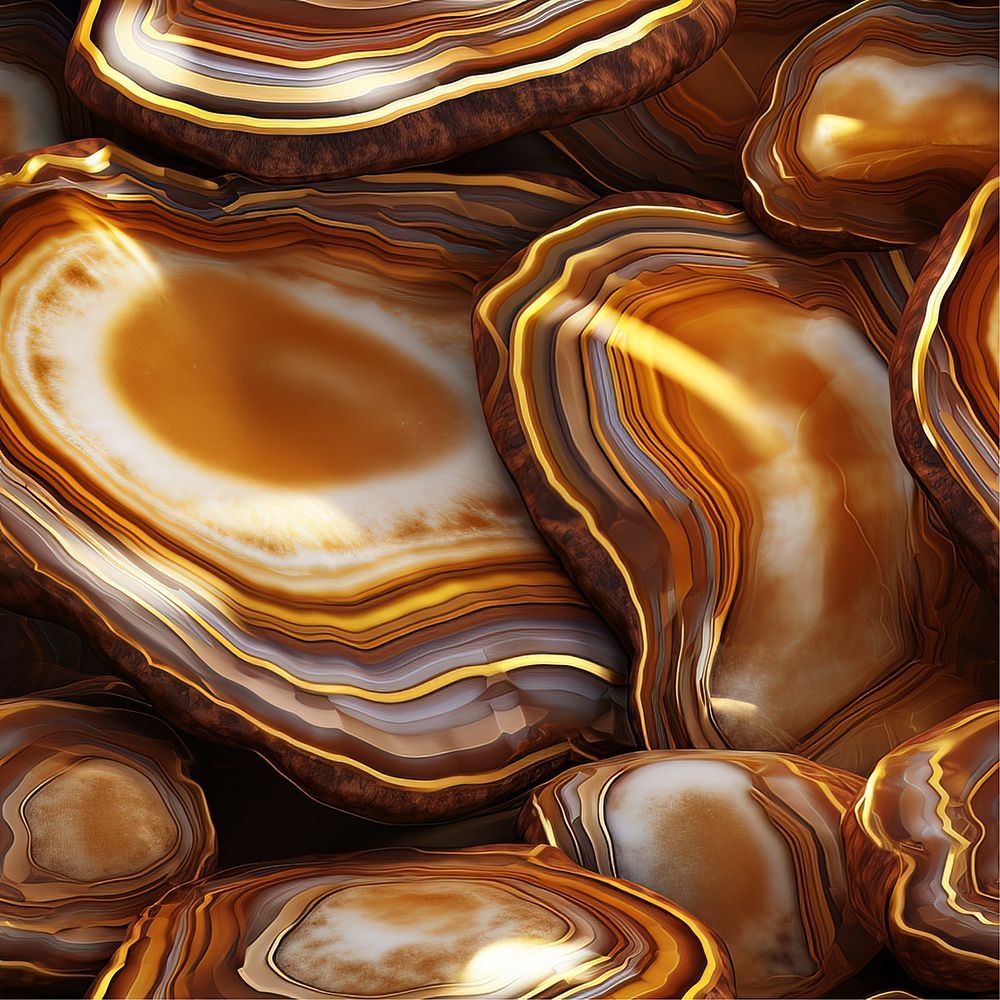 Agate 8 art print by Bilge Paksoylu for $57.95 CAD