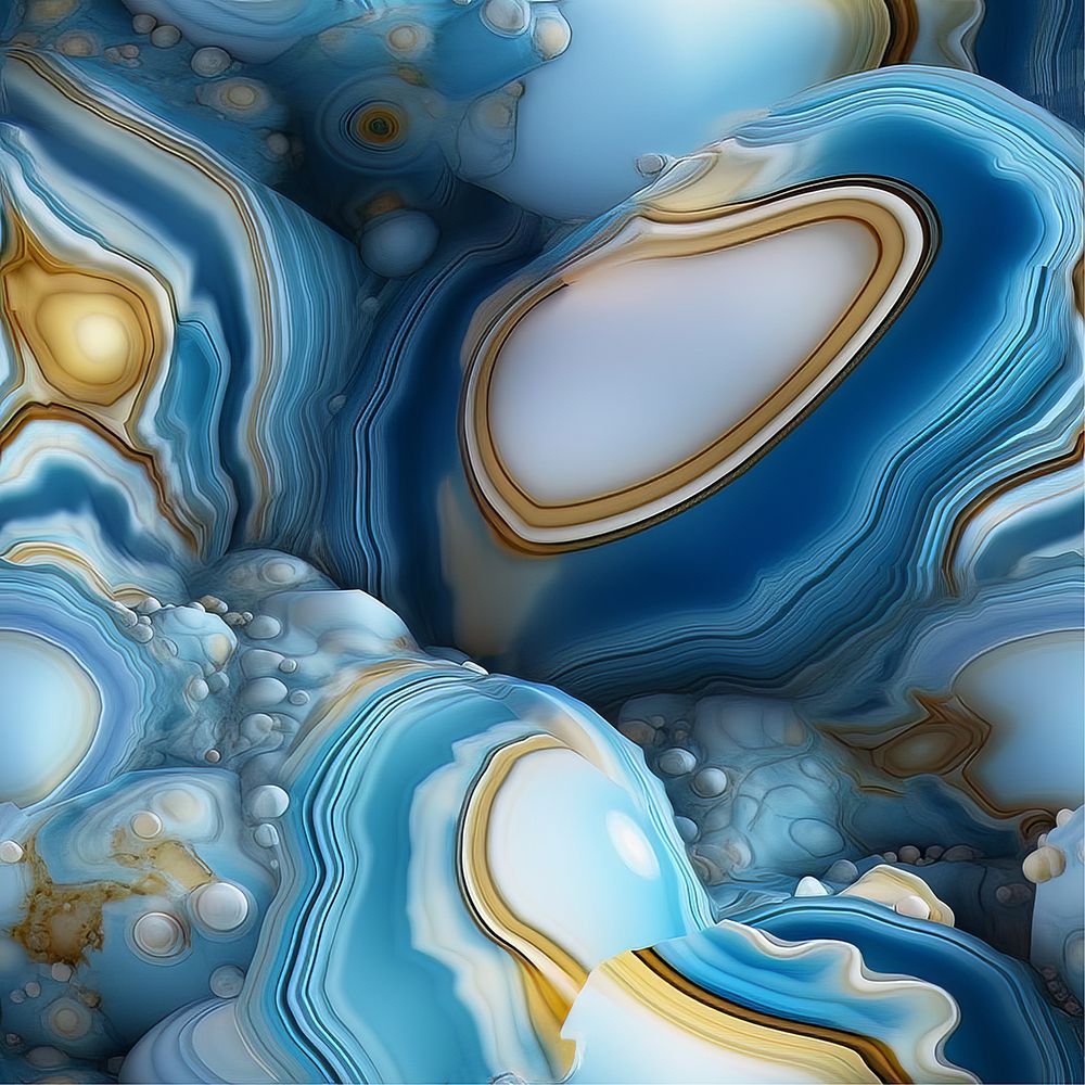 Agate 20 art print by Bilge Paksoylu for $57.95 CAD