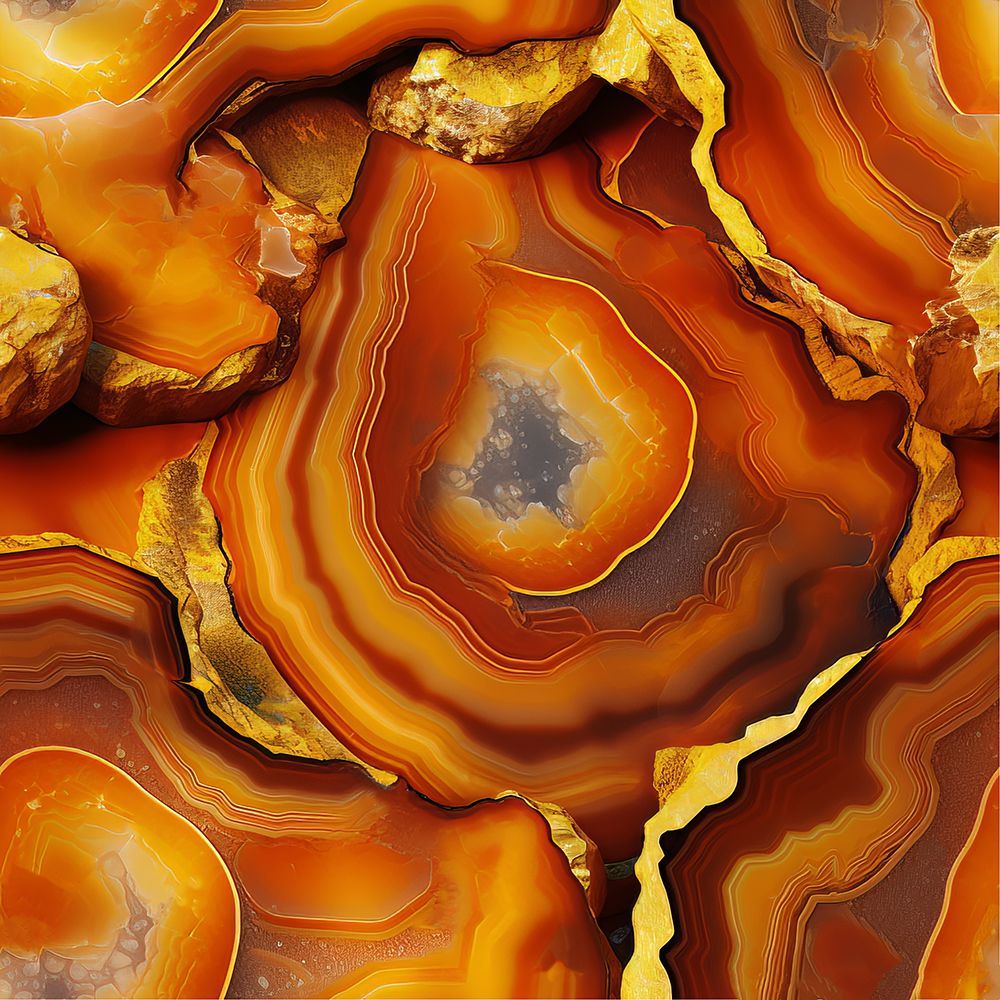 Agate 51 art print by Bilge Paksoylu for $57.95 CAD