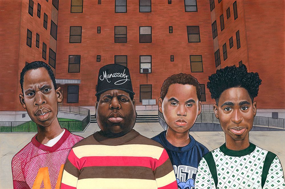 Boyz In the Hood(hip Hop Legends) art print by Manasseh Sr. Johnson for $57.95 CAD
