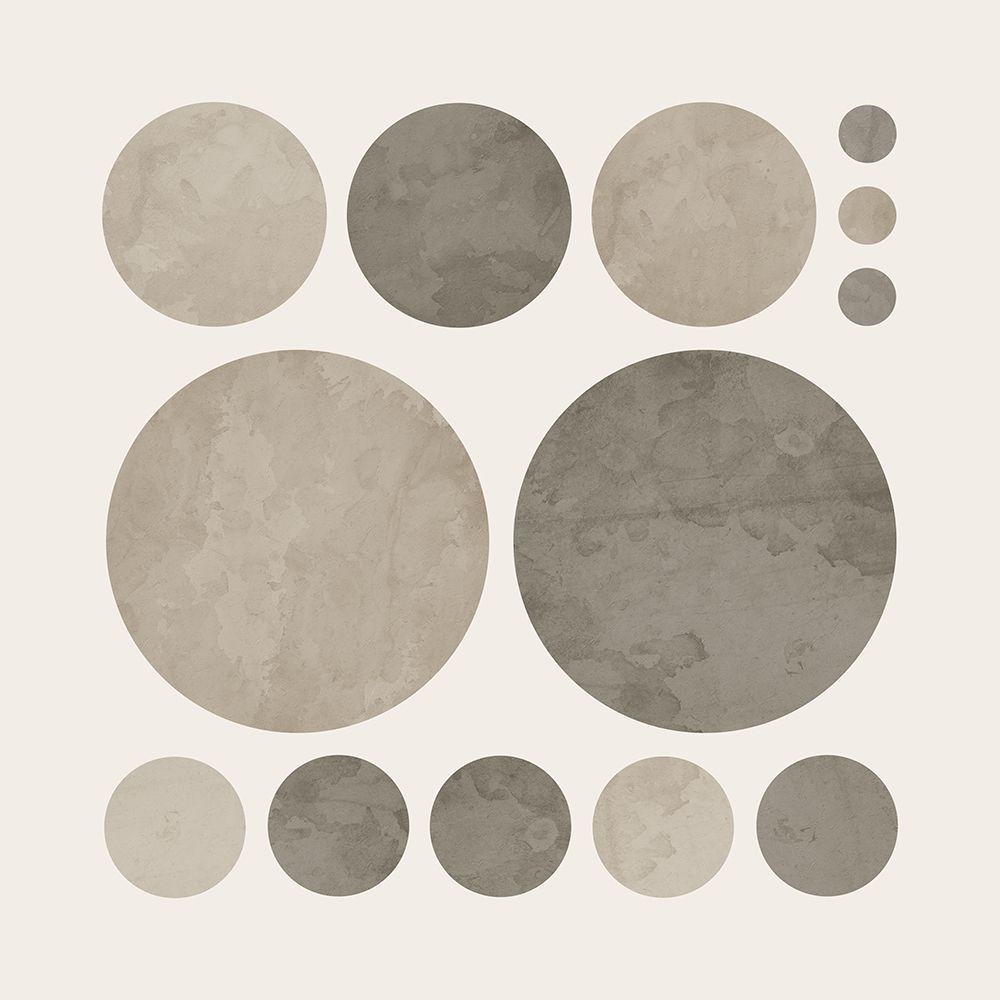 Dotty Taupe Delight No1 art print by Ema Paraschiv for $57.95 CAD