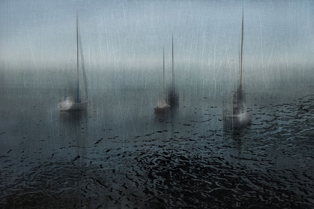 Sailing Boats In The Harbor art print by Natalia for $57.95 CAD