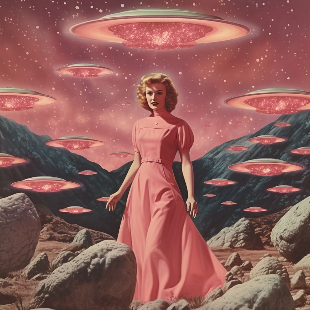 Vintage Space Barbie art print by Samantha Hearn for $57.95 CAD
