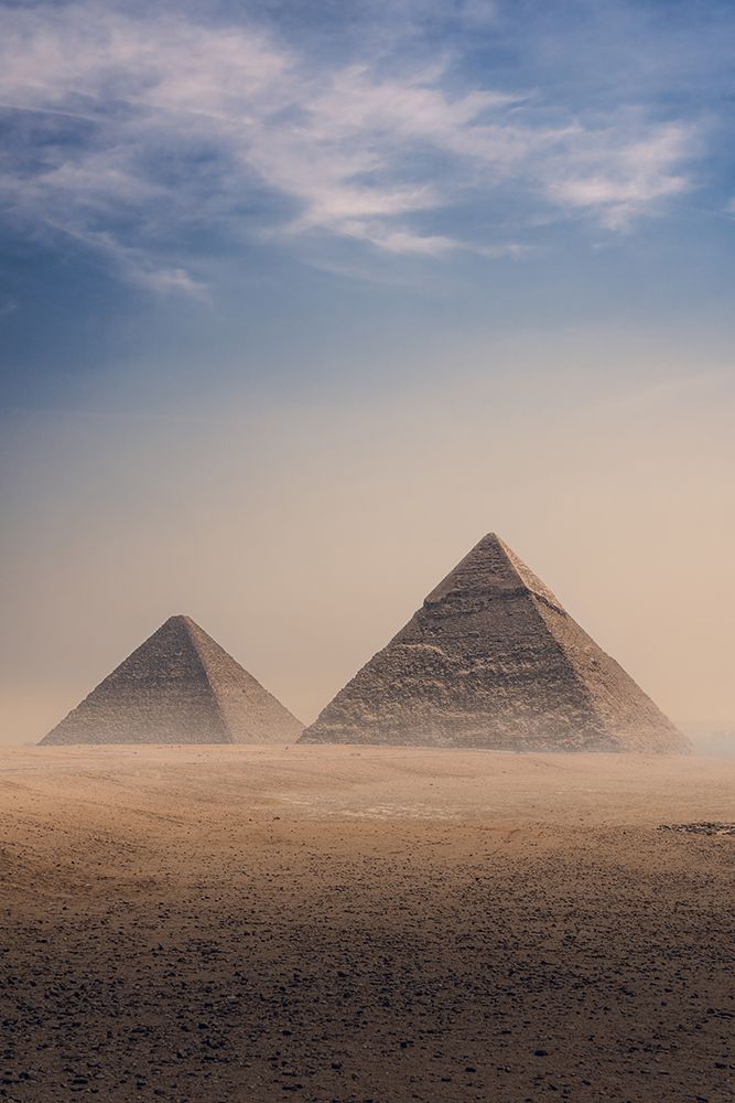 Great Pyramids Of Giza, Cairo, Egypt art print by Jorge Grande Sanz for $57.95 CAD