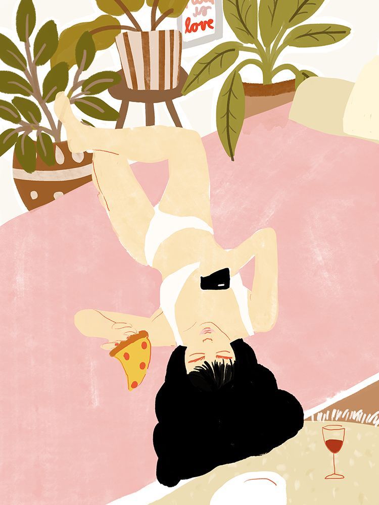 Pizza Lady art print by Alja Horvat for $57.95 CAD