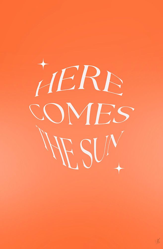 Here Comes The Suny art print by Anne-Marie Volfova for $57.95 CAD