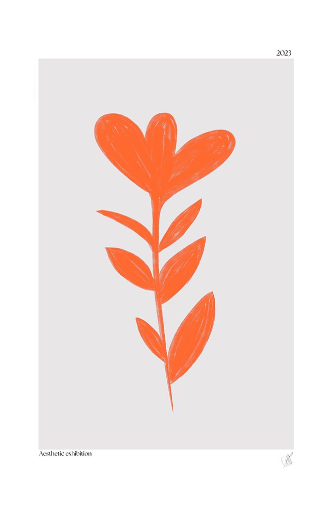 Orande Abstract Plant art print by Anne-Marie Volfova for $57.95 CAD