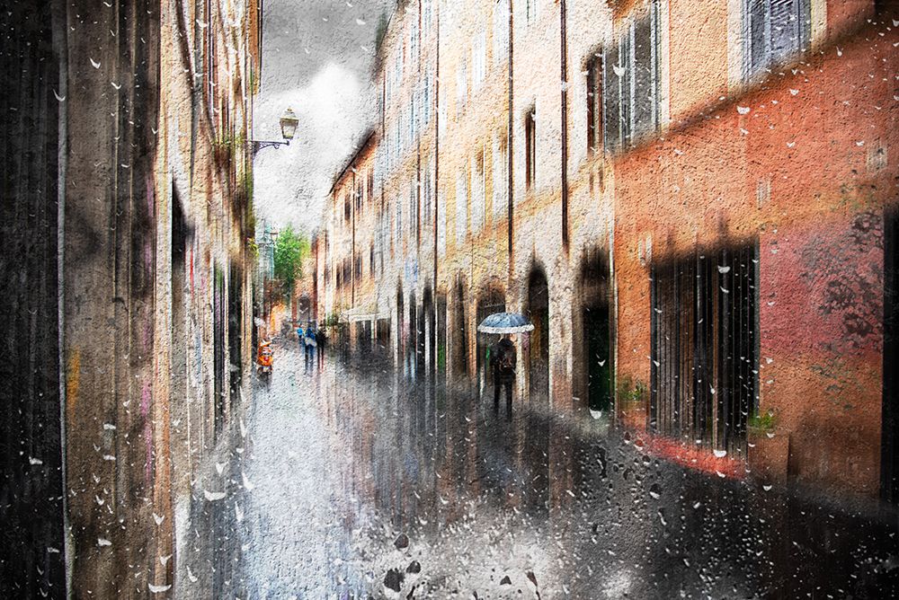 Vicolo In Trastevere Dopo La Pioggia art print by Nicodemo Quaglia for $57.95 CAD