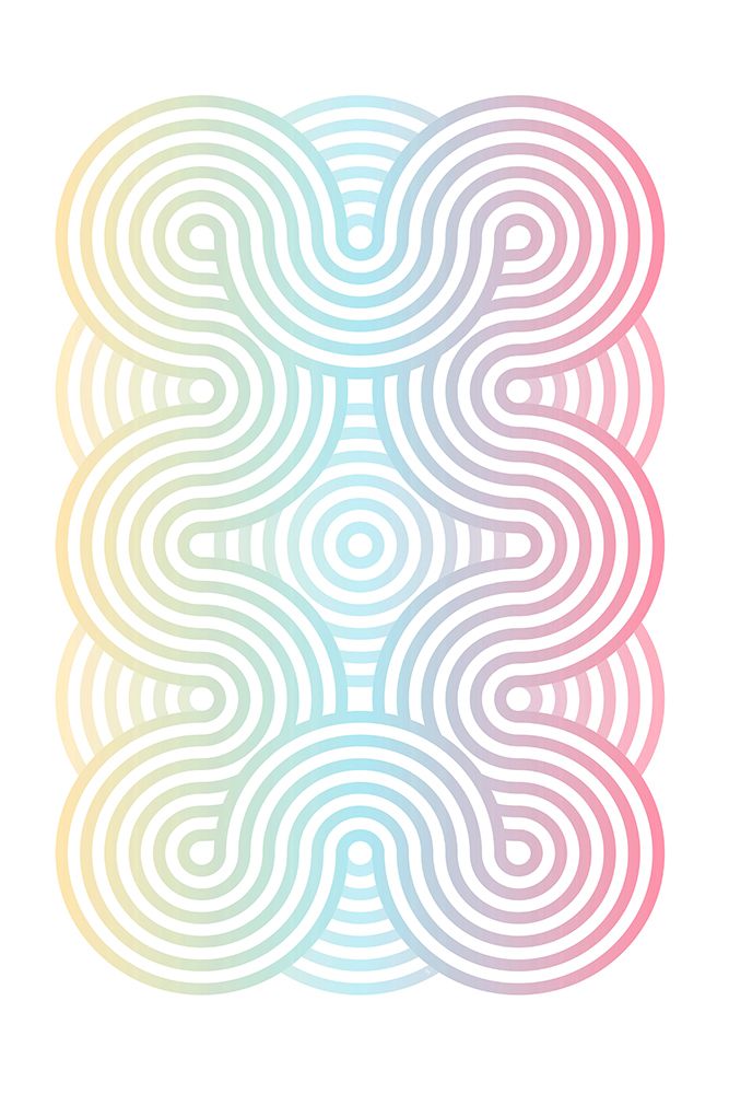 Pink Maze art print by Martina for $57.95 CAD