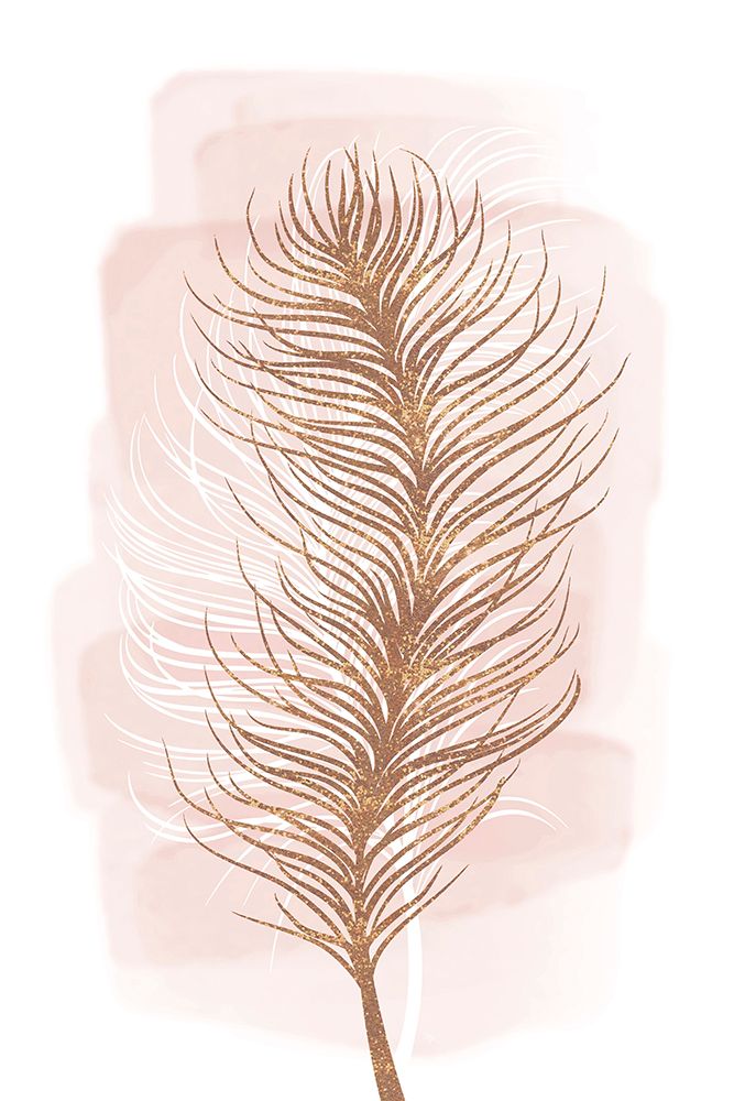 Pink Feather art print by Martina for $57.95 CAD
