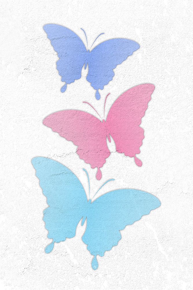 Pastel Butterflies art print by Martina for $57.95 CAD