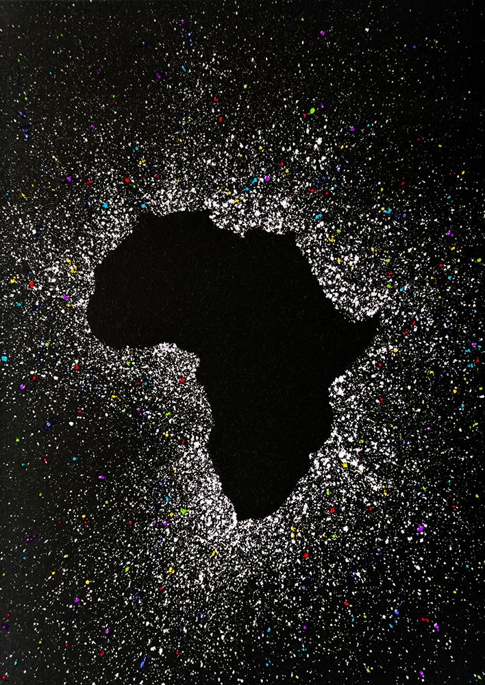 African Dynamic Eclipse art print by Carlo Kaminski for $57.95 CAD