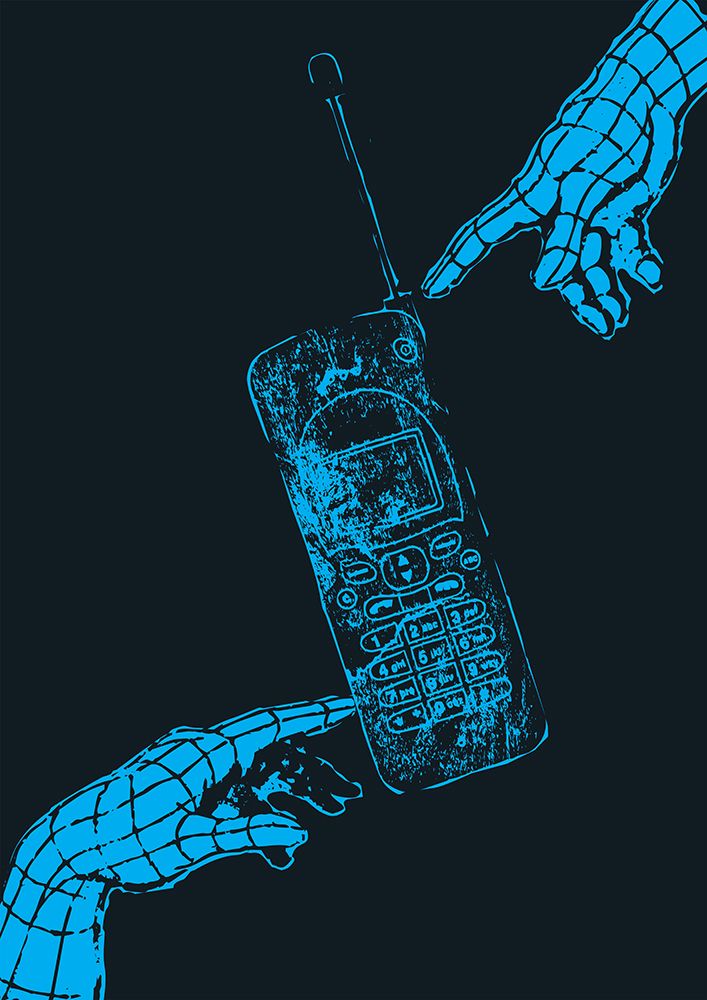 Mobile Phone Connectivity art print by Carlo Kaminski for $57.95 CAD