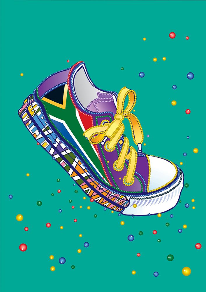 Sneaker South African Township Dance art print by Carlo Kaminski for $57.95 CAD
