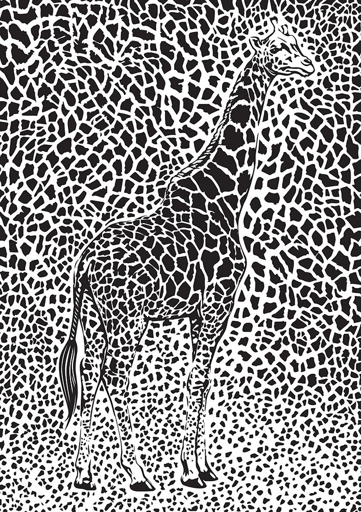 The Majestic Giraffe art print by Carlo Kaminski for $57.95 CAD