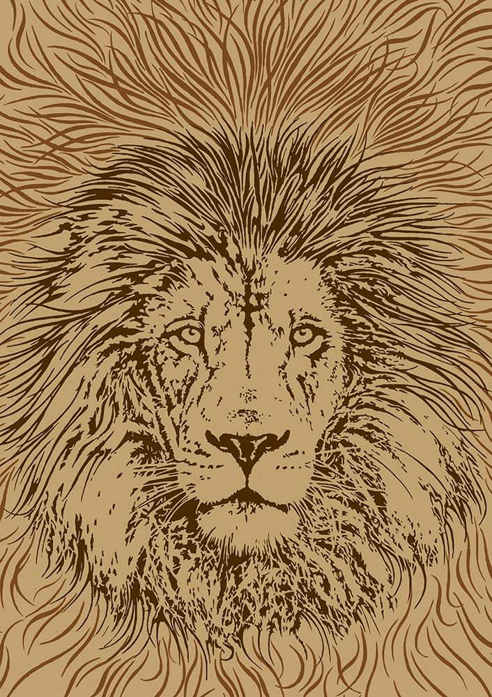 Lion Portrait AÂ€Â“ King Of The Beasts art print by Carlo Kaminski for $57.95 CAD
