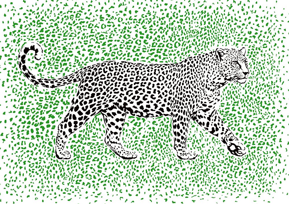 Leopard Rosette Camouflage art print by Carlo Kaminski for $57.95 CAD