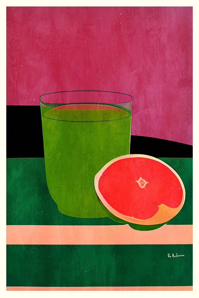 Pink, Little Grapefruit art print by Bo Anderson for $57.95 CAD
