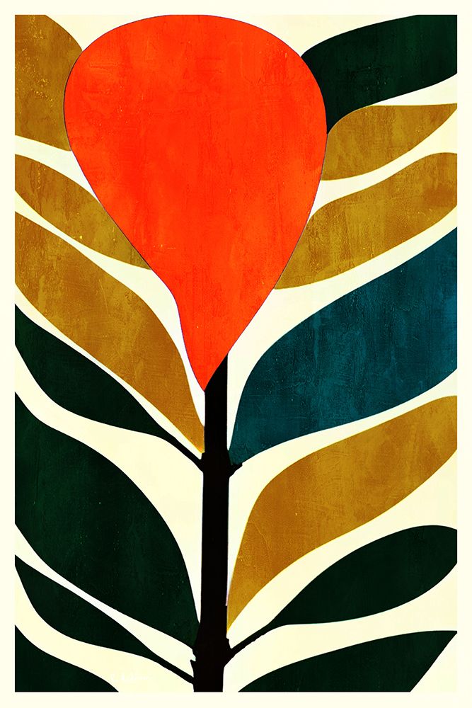Abstract Flower No.3 art print by Bo Anderson for $57.95 CAD