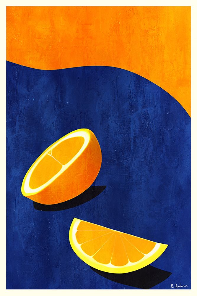 Petit DeiÂJeuner, Deux Oranges art print by Bo Anderson for $57.95 CAD