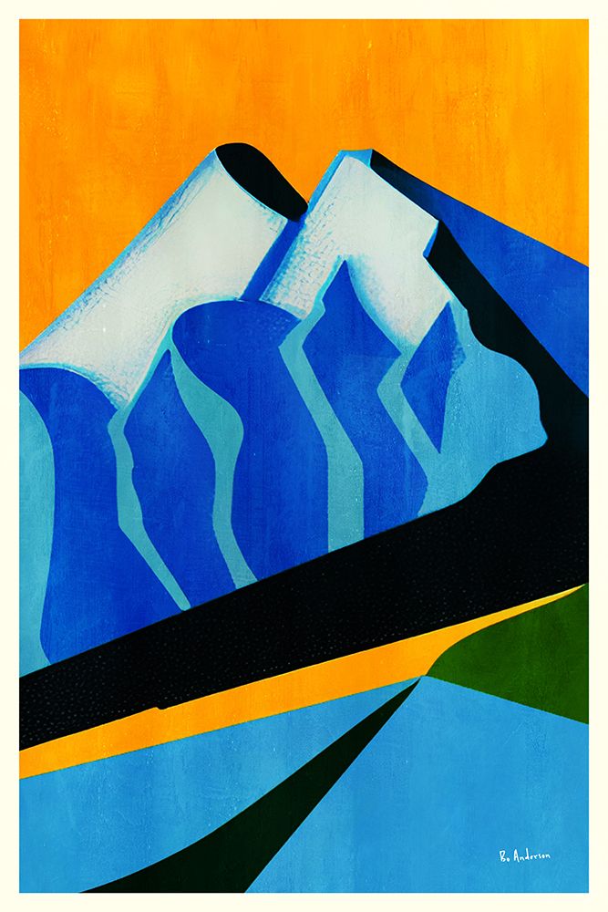 Mont Blanc, 1931 art print by Bo Anderson for $57.95 CAD