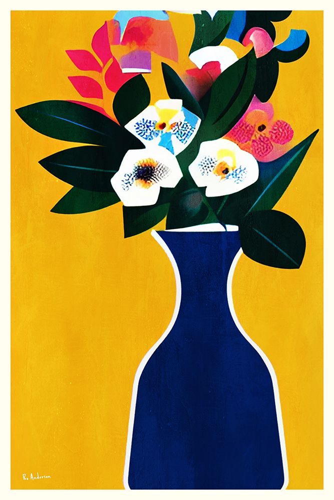 Sunshine Flowers art print by Bo Anderson for $57.95 CAD