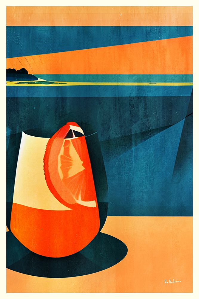Negroni At Sunset art print by Bo Anderson for $57.95 CAD