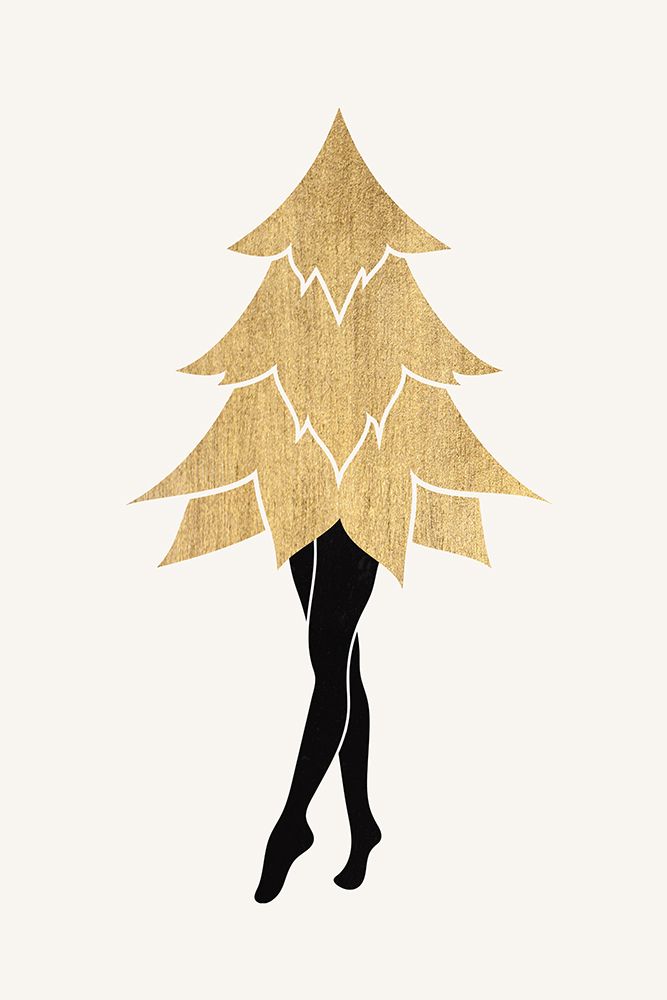 Lady Gaga At Christmas (Vers.1) art print by Kubistika for $57.95 CAD
