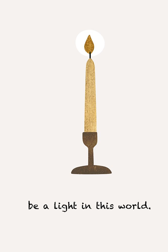 Be A Light art print by Kubistika for $57.95 CAD