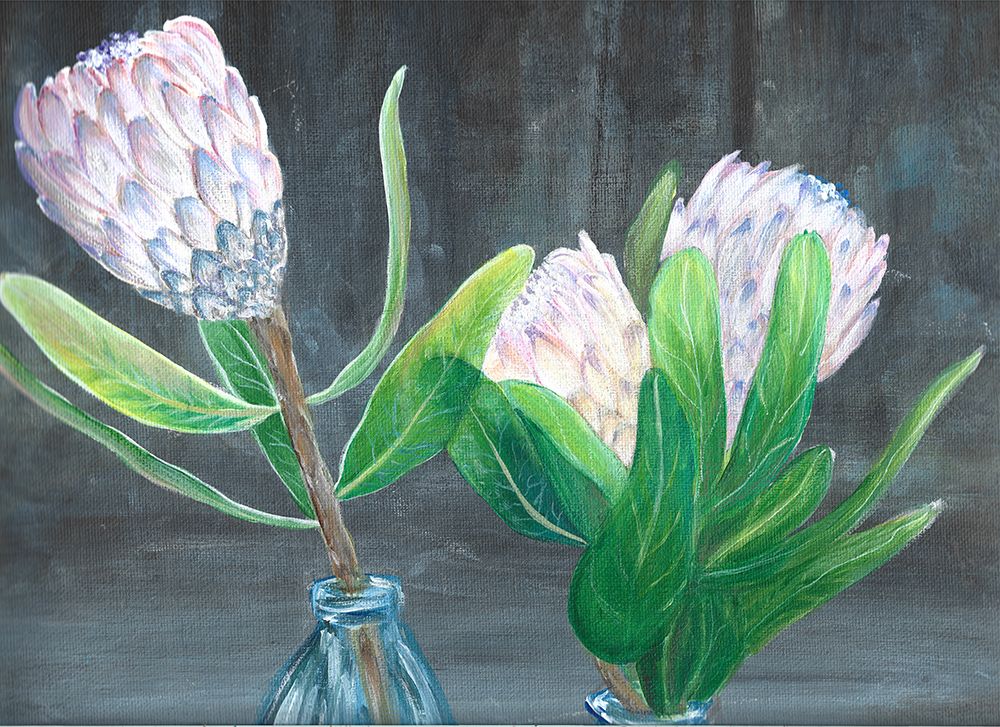 Protea art print by Sunet Theron for $57.95 CAD