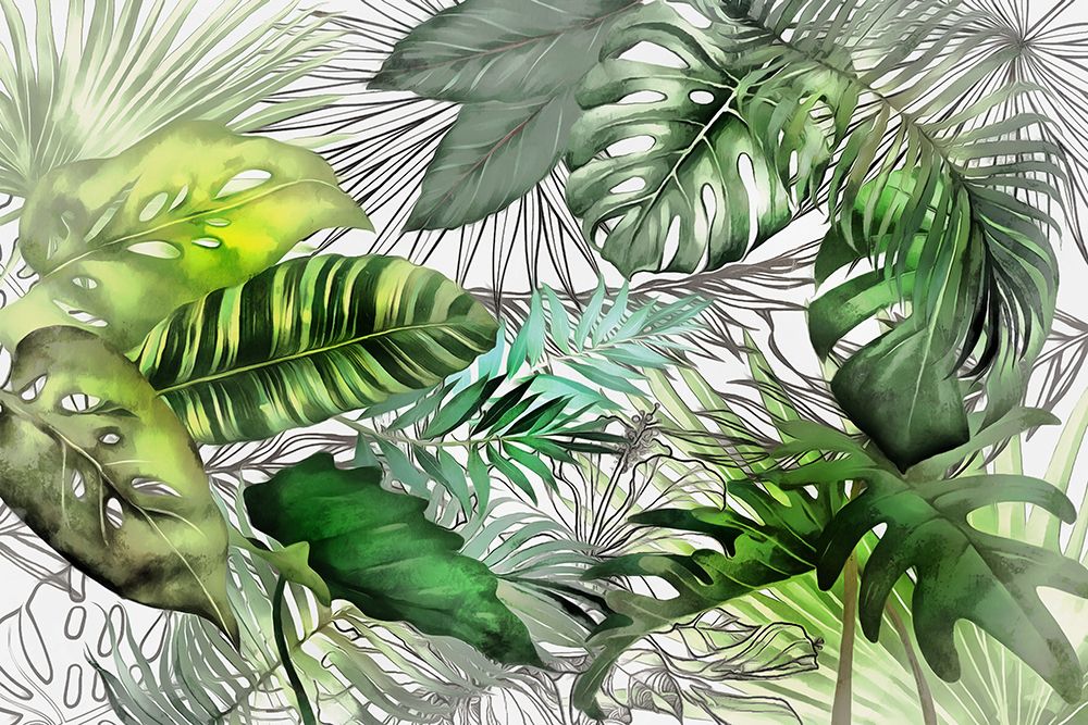 Tropical Foliage 02 art print by Amini54 for $57.95 CAD
